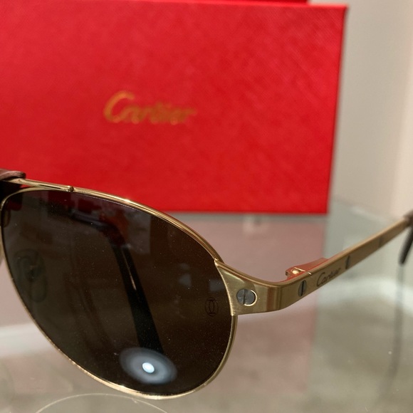 Cartier aviator sunglasses main image 4